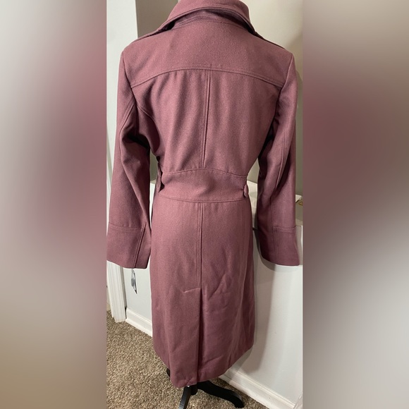 Kenneth Cole New York Military Wool Blend Coat - Picture 3 of 6